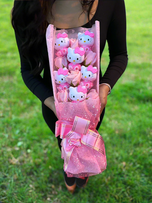 Hello Kitty Plushie Bouquet